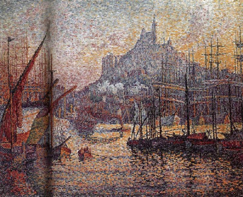 Paul Signac Marseilles oil painting image